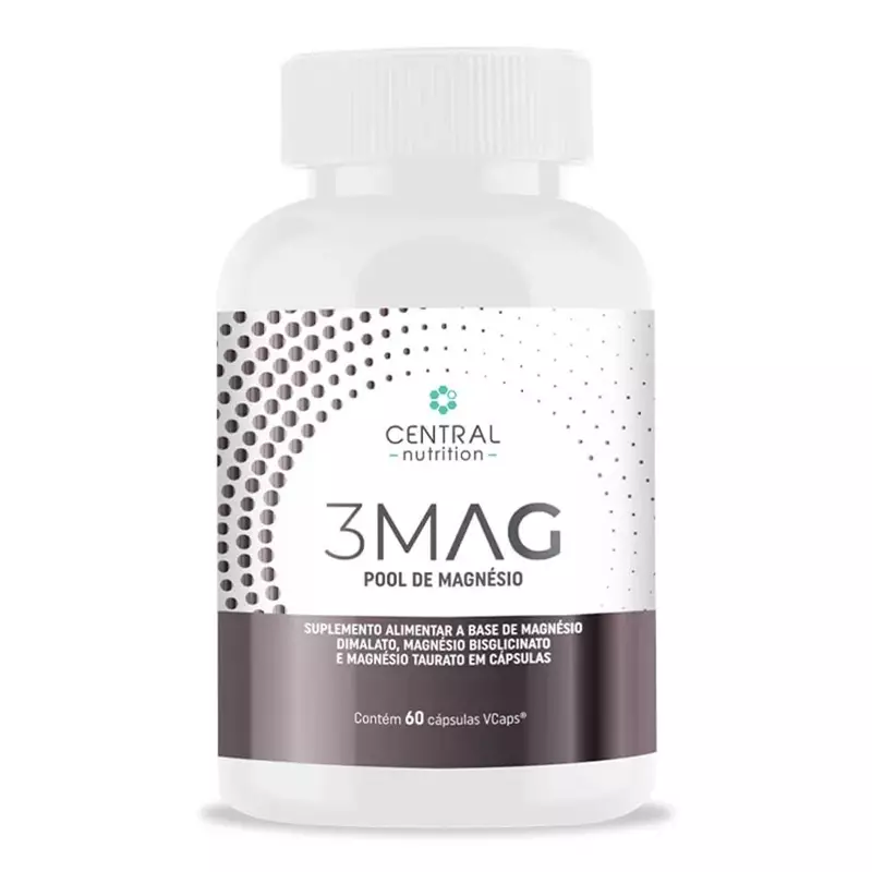 3MAG Pool de Magnésio Central Nutrition 60 Cápsulas