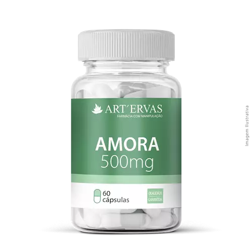 Amora 500mg 60 Cápsulas 