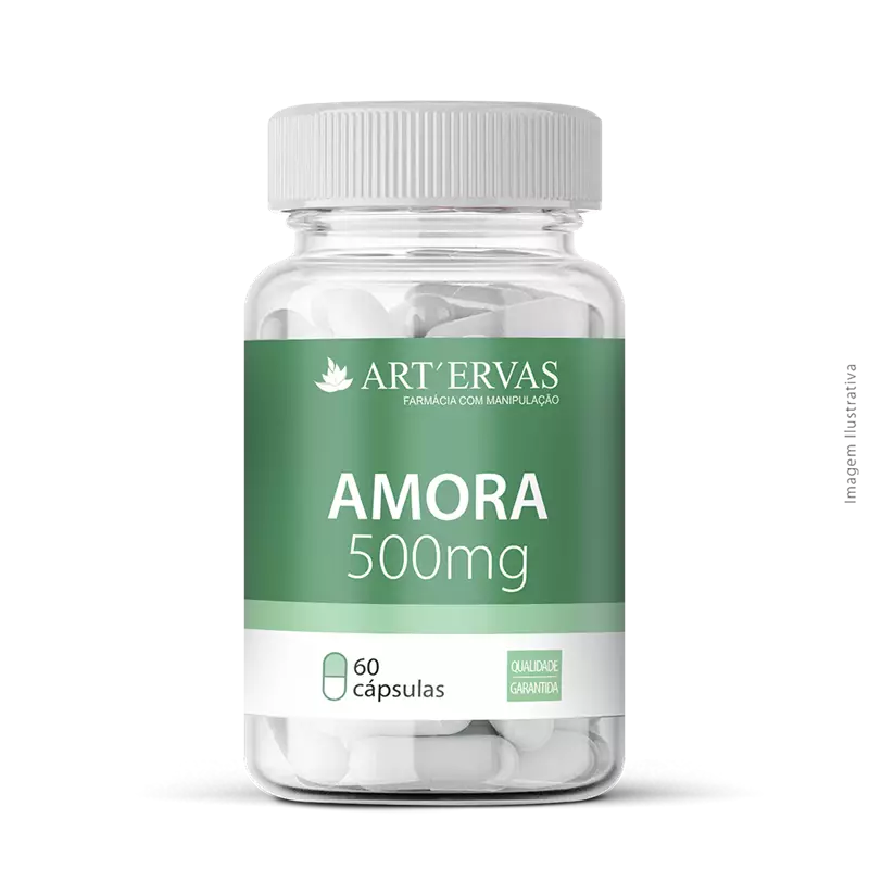 Amora 500mg 60 Cápsulas 