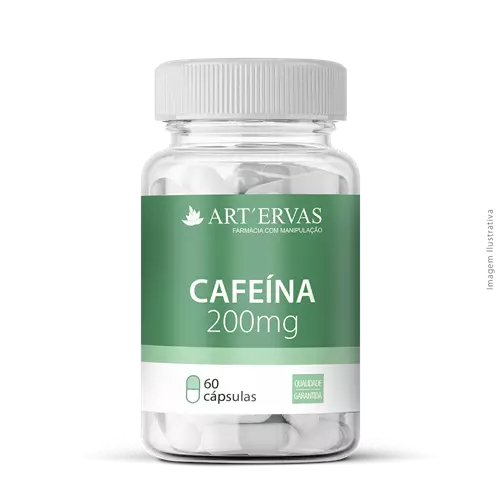 Cafeína 200mg 30 Cápsulas