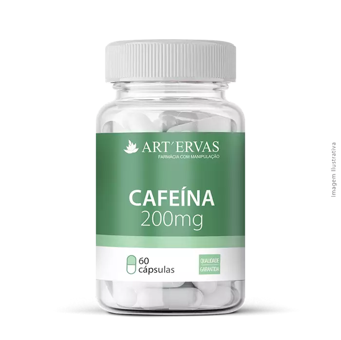 Cafeína 200mg 30 Cápsulas