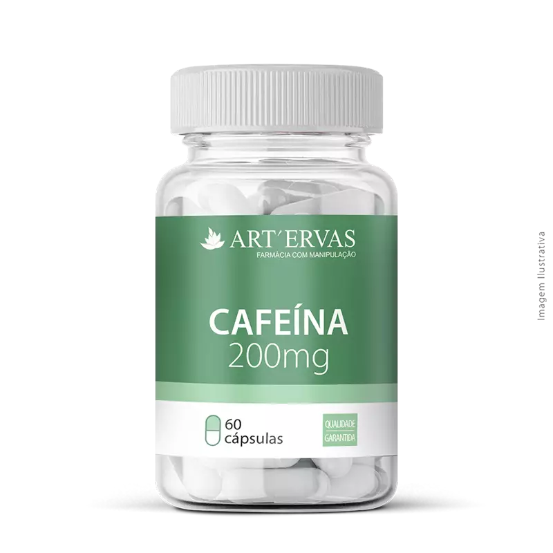 Cafeína 200mg 30 Cápsulas
