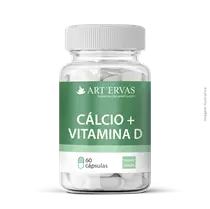 Cálcio + Vitamina D 60 Cápsulas