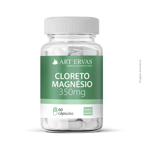 Cloreto Magnésio 350mg 60 Cápsulas
