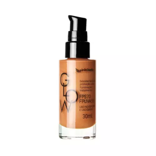 Glow Primer Pure Gold Multifuncional FPS 70 Pink Cheeks 30ml