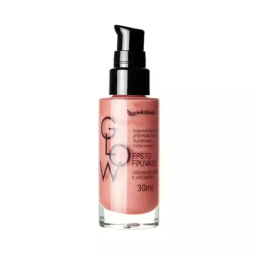 Glow Primer Rose Gold Multifuncional FPS 70 Pink Cheeks 30ml