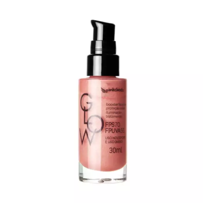 Glow Primer Rose Gold Multifuncional FPS 70 Pink Cheeks 30ml