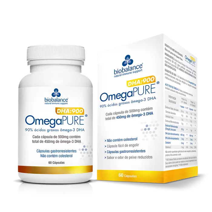 Omegapure DHA Biobalance Nutraceuticals 60 Cápsulas
