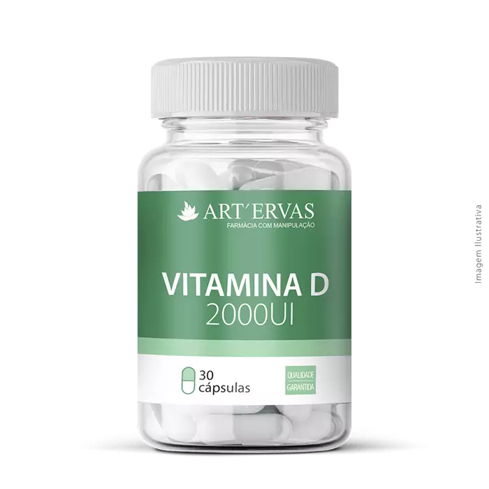 Vitamina D 2000UI 30 Cápsulas 