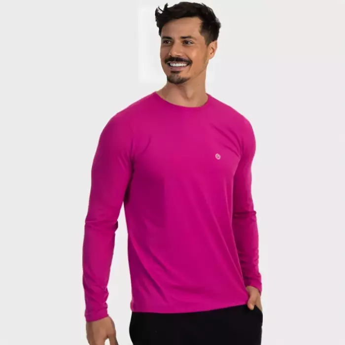 Camiseta Derma UV adulto rosa